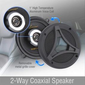 img 3 attached to 🚗 Upgrade Your Car Audio Experience with Lanzar DCT65.2 2-Way Universal Car Stereo Speakers - 180W Dual 6.5 Inch Quick Replacement Component Speakers - Pro Audio Quality