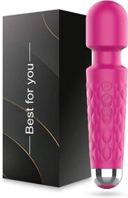 img 4 attached to Rose Rechargeable Wand Massager: Upgraded Waterproof Handheld Bullet for Ultimate Neck, Shoulder, and Back Relief for Women and Men!