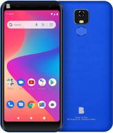 📱 blu j6 2021 unlocked smartphone - long lasting battery, 6.0” hd+ display, 32gb storage, 8mp camera, us warranty (blue) logo