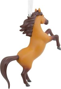 img 3 attached to Hallmark DreamWorks Spirit Untamed Christmas Ornament featuring Spirit