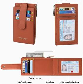 img 1 attached to 💼 Stylish Bifold Zipper Wallets - Must-Have Handbag Accessory for Women