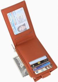 img 3 attached to 💼 Stylish Bifold Zipper Wallets - Must-Have Handbag Accessory for Women