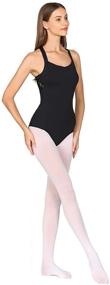 img 2 attached to ModLatBal Womens Camisole Straps Leotards Sports & Fitness