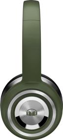 img 3 attached to 🎧 Immerse in Crystal-Clear Sound with Monster NTune On-Ear Headphones in Stunning Matte Green