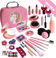 💄 washable pretend cosmetic set by flybay makeup logo