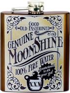 🌙 spoontiques 15773 бутылка для виски moonshine: наслаждайтесь стилем с этой изысканной фляжкой логотип