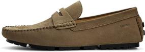 img 3 attached to Bosswin Moccasin Cowhide Premium Breathable Men's Shoes