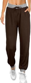 img 4 attached to Juniors Casoal Drawstring Sweatpants Pockets Sports & Fitness in Running