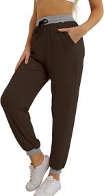 img 2 attached to Juniors Casoal Drawstring Sweatpants Pockets Sports & Fitness in Running