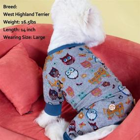 img 1 attached to 🐶 KYEESE Soft Dog Pajama Owl with Stretchable Material – Comfy Dog Onesie Pjs for Pet Clothes