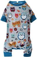 🐶 kyeese soft dog pajama owl with stretchable material – comfy dog onesie pjs for pet clothes логотип