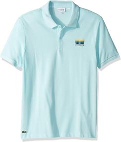img 1 attached to Lacoste Graphic Regular Pique Medium Men's Clothing and Shirts
