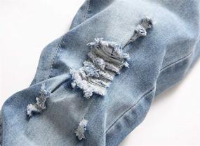 img 1 attached to Boys' Clothing: Trendy Stretch Skinny Distressed Ripped Fashion