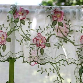 img 1 attached to Balloon Farmhouse Embroidered Curtains 24X59Inch