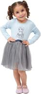 👸 disney frozen toddler princess sleeves girls' apparel logo