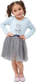 img 4 attached to 👸 Disney Frozen Toddler Princess Sleeves Girls' Apparel