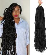 inch crochet looped braids extensions logo