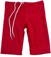 👦 garym boys solid jammer swim suit size 4-14 for kids logo