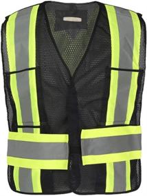 img 4 attached to Reflective Stripes Knitted Construction Workwear Occupational Health & Safety Products and Personal Protective Equipment