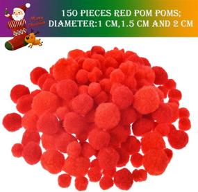 img 2 attached to 🎄 Christmas Reindeer Crafts DIY Set: 150 Brown Pipe Cleaners, 150 Red Pom Poms, and 300 Wiggle Googly Eyes