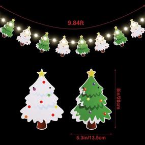 img 1 attached to Christmas Decoration Garlands Fireplace Decorative Event & Party Supplies