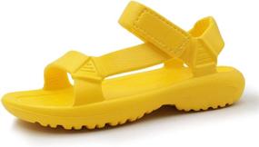 img 4 attached to 👟 Lightweight Boys' Amoji Sandals for Outdoor Activities