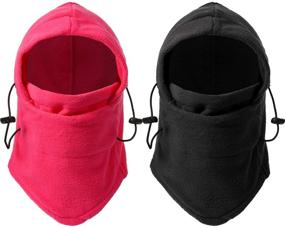 img 3 attached to 🧒 Children's Windproof Balaclava Covering for Boys - Essential Accessories, Hats & Caps