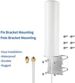 img 3 attached to 📶 Waterproof 915MHz and 868MHz Antenna - 10dBi Omni-Directional Cellular LoRaWAN Antenna for Long-Range Connectivity with 5 Meter Cable - Compatible with RAK, Nebra, Bobcat 300, Helium Hotspot, and HNT Miner Mining Devices