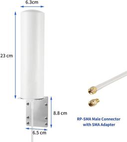 img 2 attached to 📶 Waterproof 915MHz and 868MHz Antenna - 10dBi Omni-Directional Cellular LoRaWAN Antenna for Long-Range Connectivity with 5 Meter Cable - Compatible with RAK, Nebra, Bobcat 300, Helium Hotspot, and HNT Miner Mining Devices