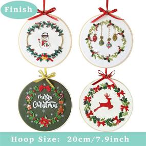 img 2 attached to Christmas Embroidery Patterns Instructions Including