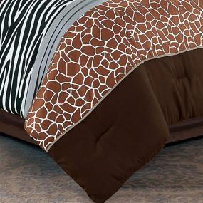 img 2 attached to WPM Comforter Alternative Bedding Giraffe