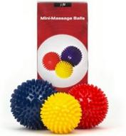 🎾 jfit j/fit mini massage balls (set of 3) - relax and relieve tension with these portable massage tools logo