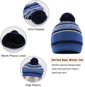 img 3 attached to 🧣 Warm and Cozy Winter Fleece Beanie Mittens for Toddler Boys: A Must-Have Accessory!