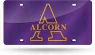 alcorn braves inlaid license purple логотип