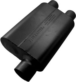 img 1 attached to 🚗 Flowmaster 9430412 40 Delta Flow Muffler - 3.00 Offset IN / 2.50 Dual OUT - Aggressive Sound, Black: Enhance your Ride with Powerful Flow and Bold Aesthetics!