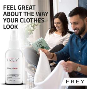 img 1 attached to 🧺 FREY Laundry Stain Remover Spray: Powerful Stain Fighter for Clothes - Convenient and Travel-Friendly 2oz Bottle (325 Sprays) (Sandalwood Cedarwood Fragrance)