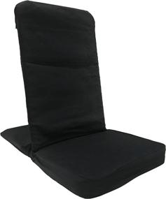 img 3 attached to BackJack Floor Chair: Comfortable Regular Size in Navy Blue for Optimal Support