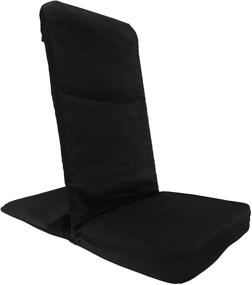 img 4 attached to BackJack Floor Chair: Comfortable Regular Size in Navy Blue for Optimal Support