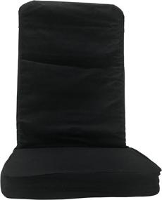 img 2 attached to BackJack Floor Chair: Comfortable Regular Size in Navy Blue for Optimal Support