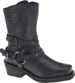 img 4 attached to 👢 Женские мотоциклетные ботинки Harley-Davidson Ingleside 8.5" в черном или коричневом цвете, модель D87091