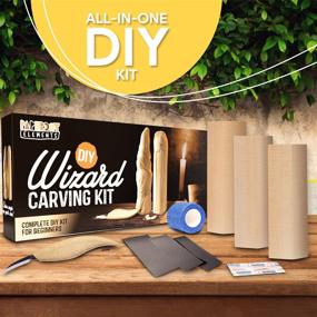 img 3 attached to 🔨 Wood Carving Kit for Beginners: Whittling, Woodworking & DIY Kits for Adults and Kids