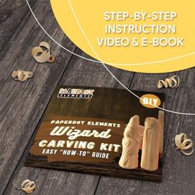 img 1 attached to 🔨 Wood Carving Kit for Beginners: Whittling, Woodworking & DIY Kits for Adults and Kids