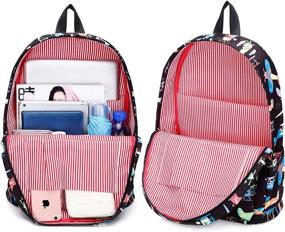 img 2 attached to 🦕 Dinosaur Dark CAMTOP Preschool Backpacks for Kindergarten Kids: Enhancing Your Child's Bag Collection