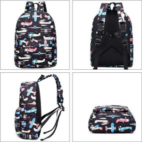 img 3 attached to 🦕 Dinosaur Dark CAMTOP Preschool Backpacks for Kindergarten Kids: Enhancing Your Child's Bag Collection
