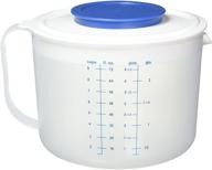 🥣 norpro mixing jug with measures: 9-cup size, blue - efficient and versatile logo