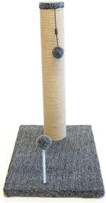 img 4 attached to Premium Cat Craft 12ʺ x 16ʺ Base: Beige Fleece Jute for Ultimate Feline Comfort