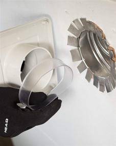 img 3 attached to 🧲 Effortless Snap-to-Vent Wall Plate Adapter: Streamline Your Dryer Hose Connection with Ziggurat Products