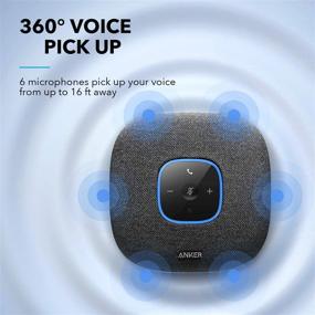 img 3 attached to 🔊 Anker PowerConf S3 Bluetooth Speakerphone: Enhanced Voice Pickup & 6 Mics for Clear Conference Calls, 24H Call Time, USB C & Bluetooth 5, App Control - Compatible with Leading Platforms & Ideal for Home Office