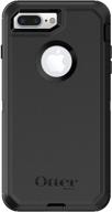 📱 otterbox defender series case for iphone 8 plus & iphone 7 plus (only) - black - frustration-free packaging logo