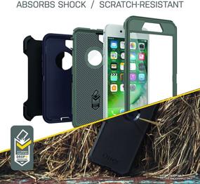 img 1 attached to 📱 OtterBox DEFENDER SERIES Case for iPhone 8 PLUS & iPhone 7 PLUS (ONLY) - Black - Frustration-Free Packaging